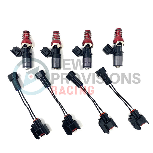 Injector Dynamics 1050X Fuel Injectors w/ PnP Adapters 07+ STI / 02 New Provisions Racing