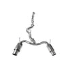 Invidia N1 Cat Back Exhaust Polished Tips - 2011-2014 WRX Hatchback / 2008-2014 STI Hatchback