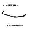 JDMuscle Tanso Carbon Fiber Front Lip OE+ Style - 2022+ WRX