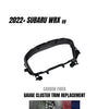 JDMuscle Carbon Fiber Gauge Cluster Trim Replacement - 2022+ WRX