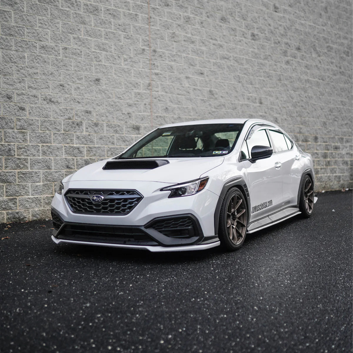 JDMuscle Tanso Carbon Fiber Hood Scoop OE+ Style - 2022+ WRX