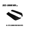 JDMuscle Tanso Carbon Fiber Rear Spats OE+ Style - 2022+ WRX