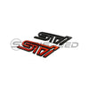 JDS STI Rear Trunk Emblem - 15-20 STI
