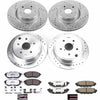 Powerstop Z26 Street Warrior Brake Rotor Pad Package Deal - 15-21 WRX