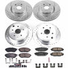 Powerstop Z23 Evolution Sport Brake Rotor Pad Package Deal - 15-21 WRX