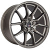 Option Lab R716 18x9.5 5x114.3 +35 Noble Grey Wheel - Universal