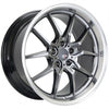 Option Lab S718 19x9.5 5x114.3 +35 Nightfall Grey with Machined Lip Wheel - Universal