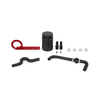 Mishimoto Baffled  Oil Catch Can - PCV Side Red Bracket - 17-18 Civic Type R