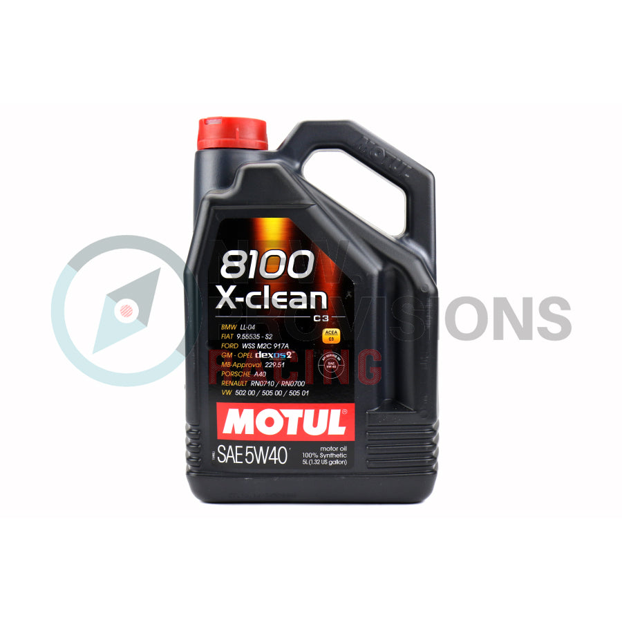 Motul 5W40 8100 X-Clean 5L - New Provisions Racing
