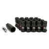KICS R40 Iconix Lug Nuts Black M12X1.25 - Universal