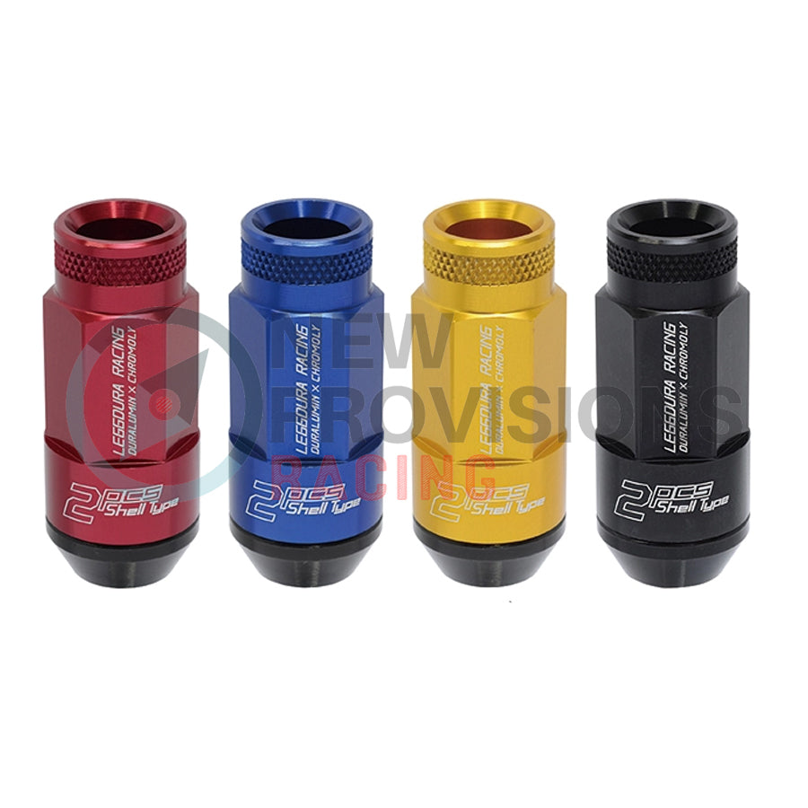 Project Kics R40 Open End Lug Nuts w/ Locking Set BLACK 12x1.5 Project Kics R40 Open End Lug Nuts w/ Locking Set BLACK 12x1.5