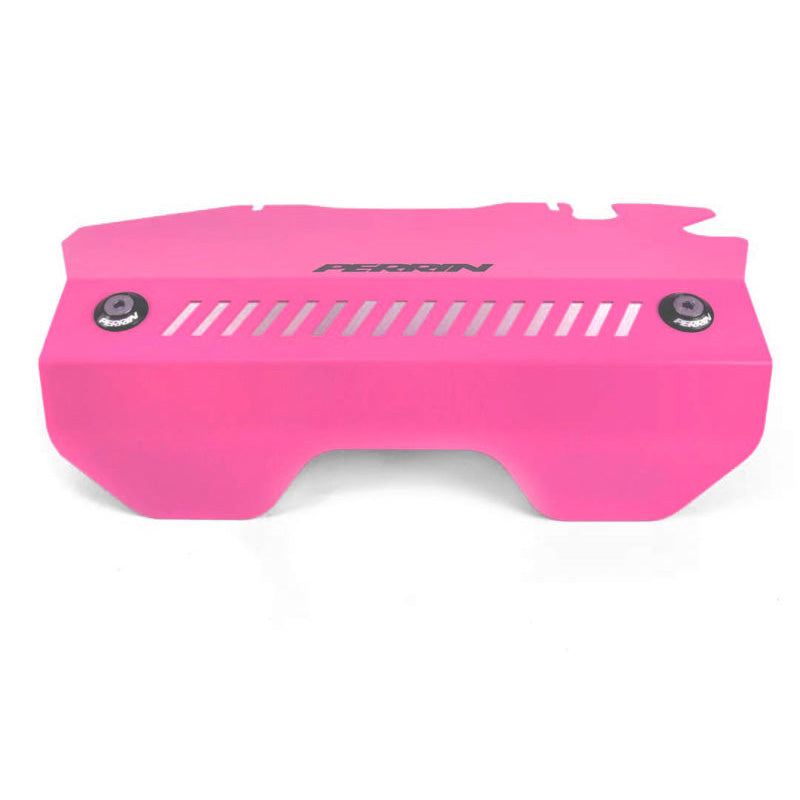 Perrin Engine Pulley Cover Hyper Pink - 15-21 WRX