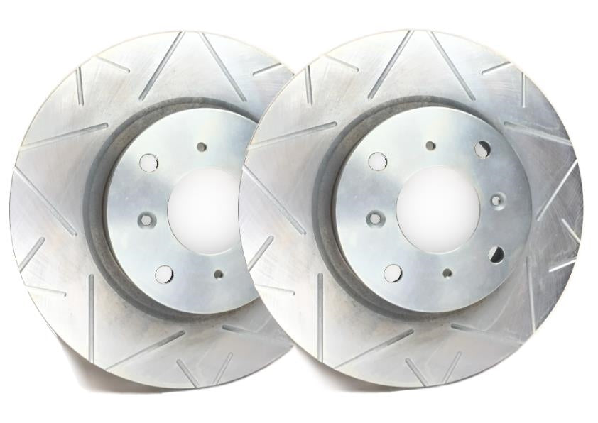 SP Performance Slotted Zinc Front Rotors (Pair) Subaru WRX 2002-2008