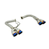 Nameless Performance Muffler Deletes for Invidia Q300/R400 Neochrome Tips - 15-21 WRX/STI