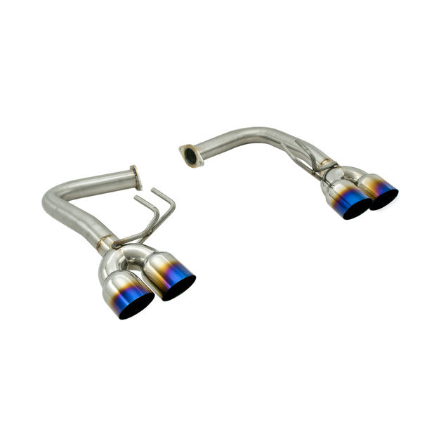 Nameless Performance Muffler Deletes for Invidia Q300/R400 Neochrome Tips - 15-21 WRX/STI