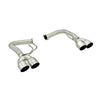 Nameless Performance Muffler Deletes for Invidia Q300/R400 Polished Tips - 15-21 WRX/STI