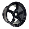 Gram Lights 57CR 18x9.5 5x114.3 +38 Glossy Black Wheel - Universal