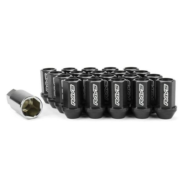 Volk Racing DuraNut L42 Straight Type Lug Nuts 12x1.25 Black Univer