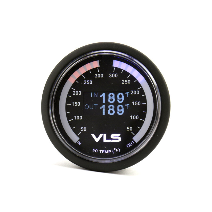 VLS Intercooler Dual Temperature OLED Gauge - Revel USA