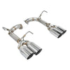 Remark Axleback Muffler Delete 4" Tips Single Wall Stainless Steel - 15-21 WRX/STI