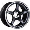 SSR GTX03 18x9.5 5x114.3 + 38 Black Graphite Wheel - Universal
