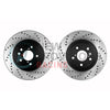 StopTech Sport Drilled Brake Rotors Front Pair - 05-09 LGT / 14+ FXT