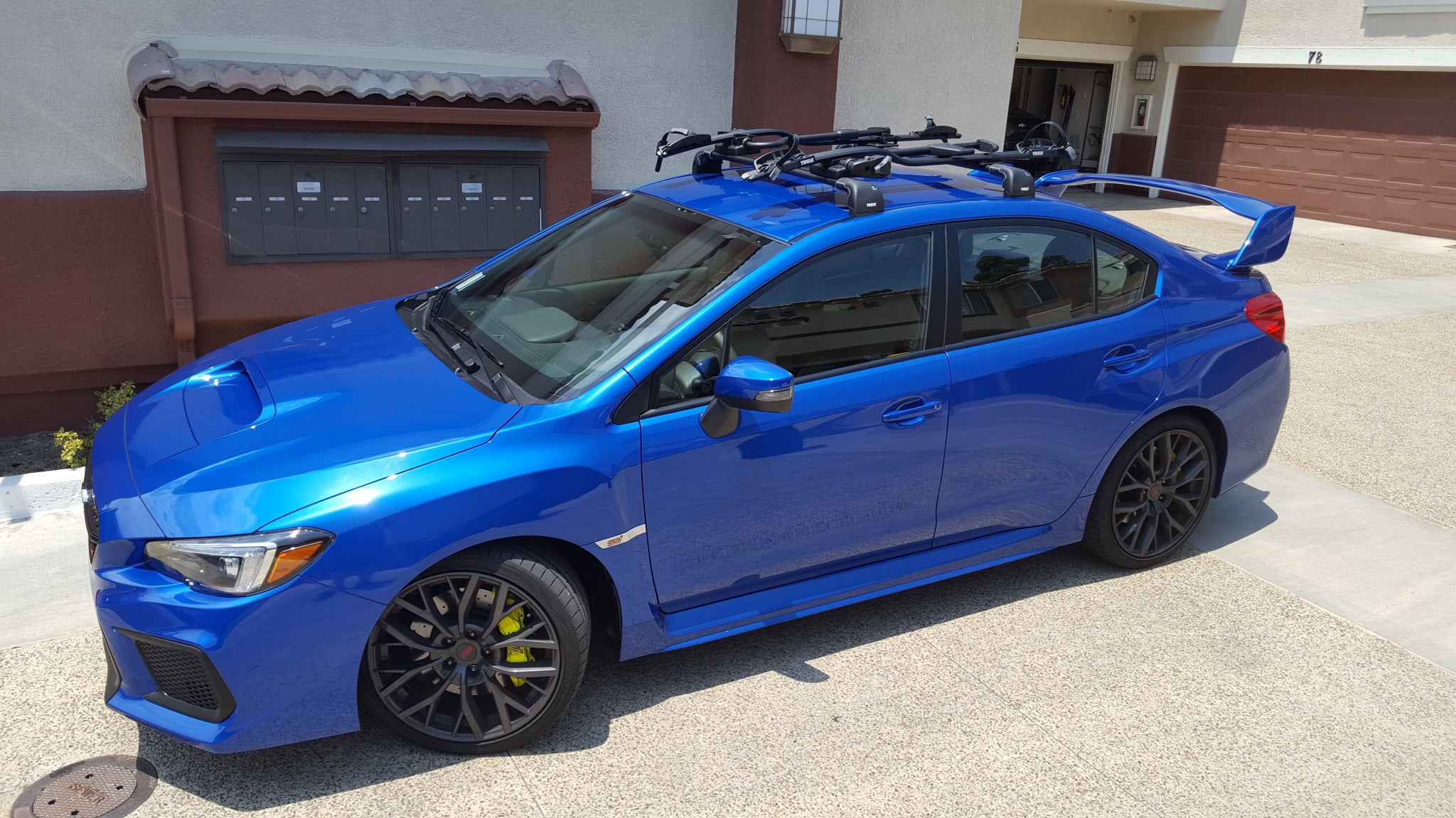Subaru Thule Roof Rack Crossbar Set Fixed Style