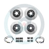 StopTech Slotted Brake Rotor Package Deal - Choice of Pads - 08-10 WRX