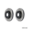 StopTech Drilled and Slotted Sport Rotors Pair Front - 05-17 STI