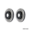 StopTech Drilled & Slotted Sport Rear Rotors - Pair - 08-17 STI