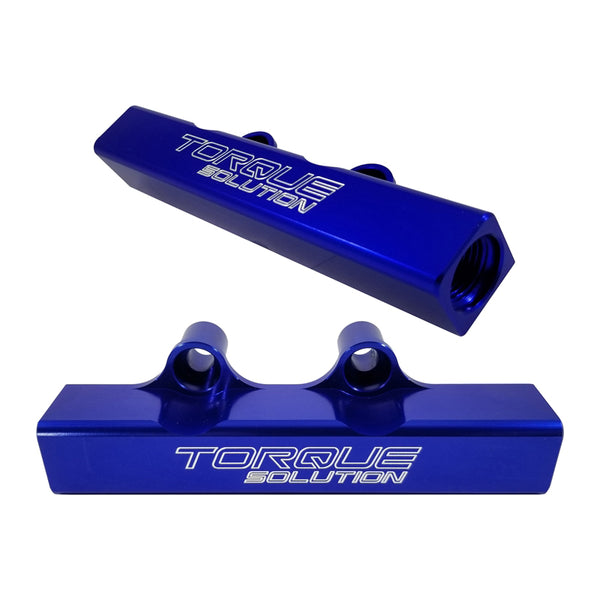 Torque Solution V2 Top Feed Fuel Rails - Blue - 02-14 WRX / 07-21 STI ...