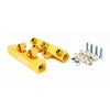 Torque Solution V2 Top Feed Fuel Rails - Gold - 02-14 WRX / 07-21 STI