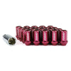 Volk Racing Dura-Nut 12x1.25 Lock and Nut Set Red - Universal