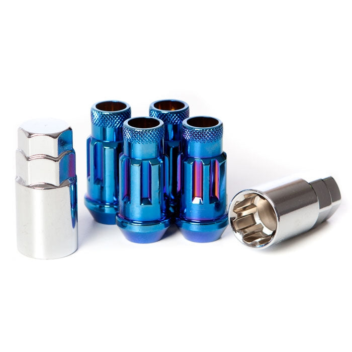Muteki SR48 Open End Locking Lug Nuts Set M12x1.25 - Chrome