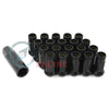 Muteki SR48 Chrome Black Open Ended Lug Nuts 12x1.25