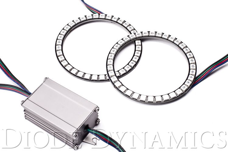 Diode Dynamics RGB 505 SMD Angel Eye Rings - 80mm - Pair - Universal