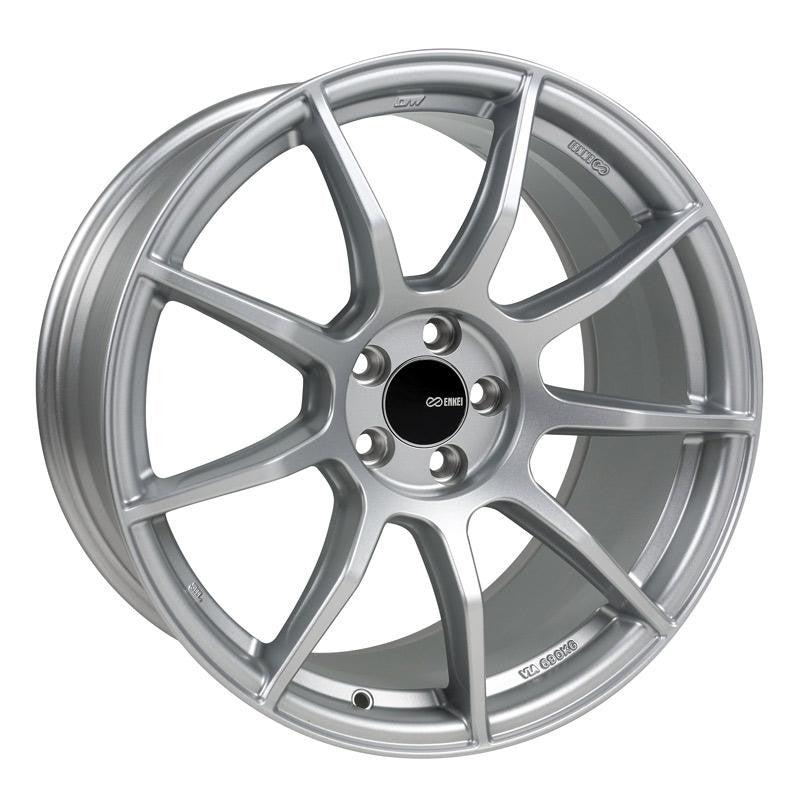 Enkei TS9 18x8.5 5x114.3 +35 F1 Silver Wheel - Universal