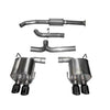 Corsa Cat-Back Exhaust - Black Diamond Tips - 2015-2021 WRX/STI