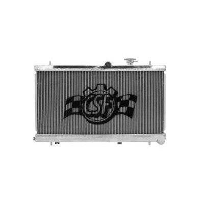 CSF Aluminum Racing Radiator w/ Built-in-Oil Cooler and Sandwich Plate - 02-05 WRX