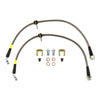 FactionFab Rear Stainless Steel Brake Lines - 2008-2021 WRX