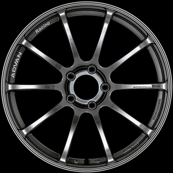 Advan Racing RSII 18x9.5 5x114.3 +45 Hyper Black Wheel - Universal Advan Racing RSII 18x9.5 5x114.3 +45 Hyper Black Wheel - Universal