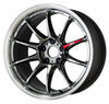 WORK Emotion ZR10 18x9.5 +38mm 5x114.3 Glim Black Diamond Rim Cut - Universal