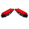 Subaru JDM Rear Aero Splash Guards Pure Red - 15-20 WRX/STI