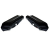 Subaru JDM Rear Aero Splash Guards Crystal Black Silica - 15-20 WRX/STI