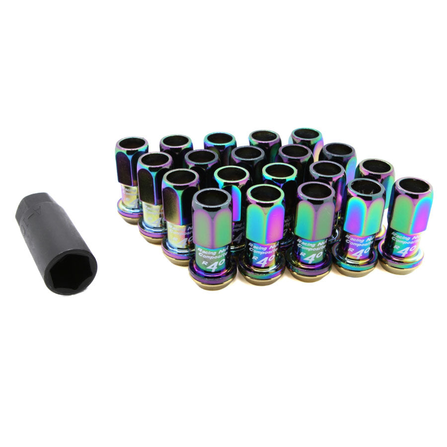 Project Kics R40 M12x1.25 Neo-Chrome Lug Nuts - Universal