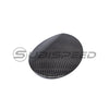 OLM S-Line Dry Carbon Fiber Fuel Door Cover - 15-18 WRX/STI