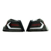 Subispeed Evolution Tail Lights by OLM Clear Lens, Black Base, White Bar - 15-21 WRX/STI