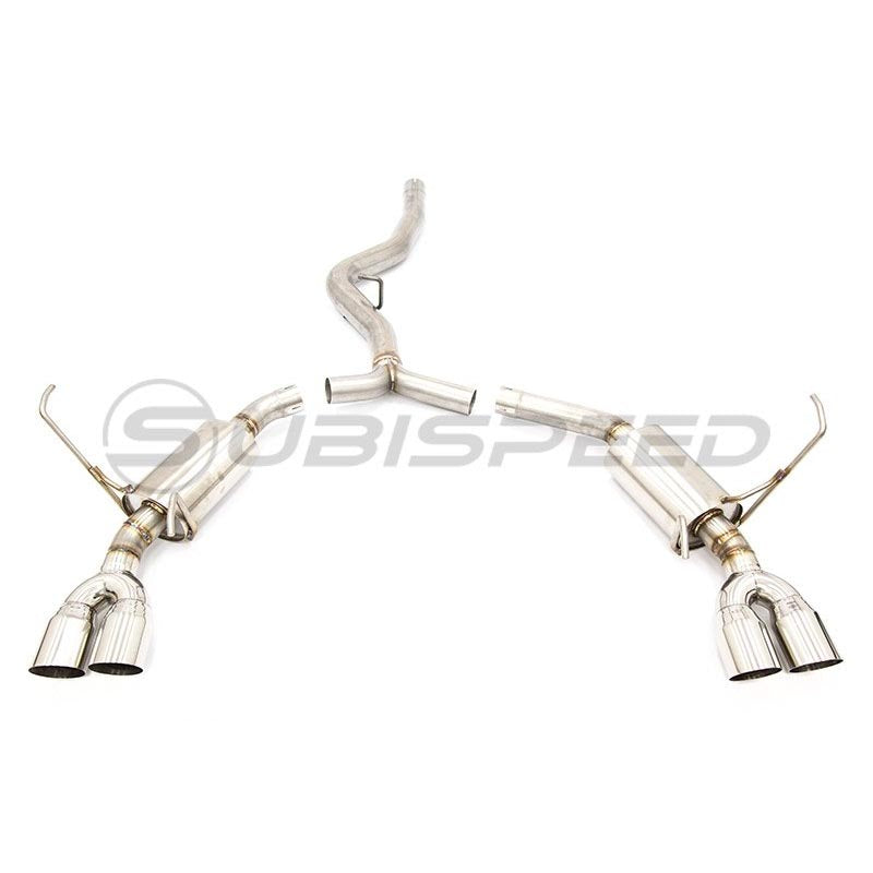Subispeed Quad Tip Catback Exhaust - 15-19 WRX/STI