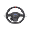 Subispeed JB Style Carbon Fiber / Leather Steering Wheel - 15-19 WRX/STI