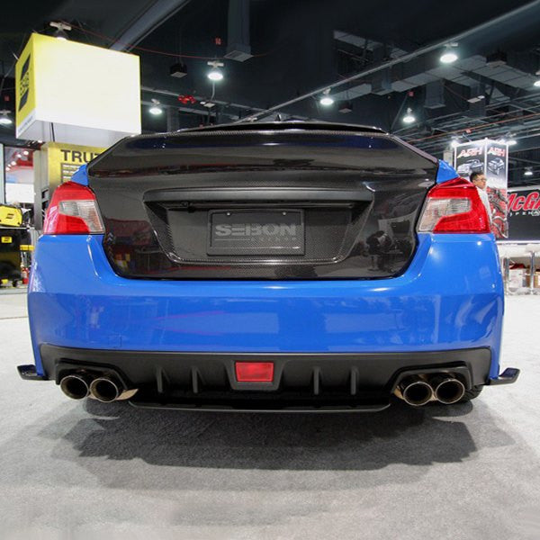 Carbon fiber on sale duckbill trunk wrx